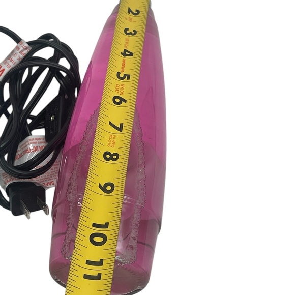 Rocket Ship Lava Lamp Light Pink Retro - Picture 8 of 15